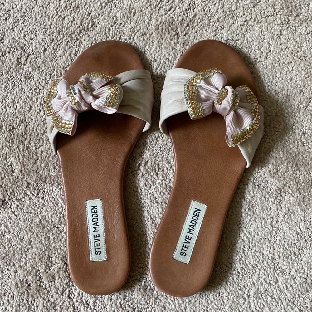 Steve madden bow slides